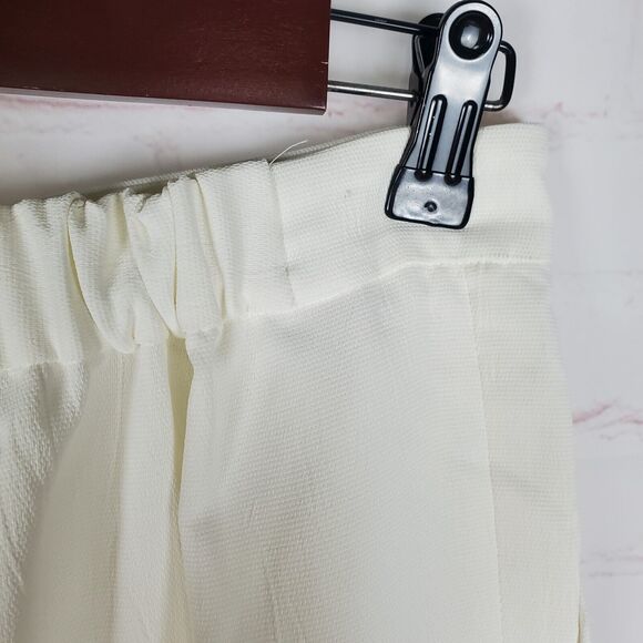 Derek Lam 10 Crosby Womens Pull On Crepe Pants Size 4 Cream Pleat Pockets Dress - Picture 8 of 16